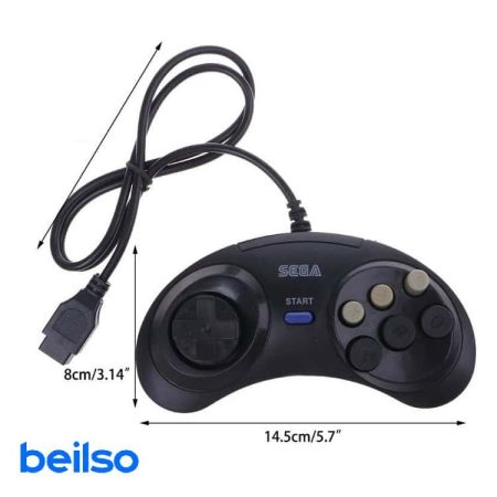 دسته بازی سگا مگا درایو 1 و 2 (SEGA Controller)